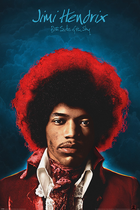 吉米罕醉克斯 Jimi Hendrix - 雙面蒼穹 Both Sides of the Sky【英國進口樂團海報】