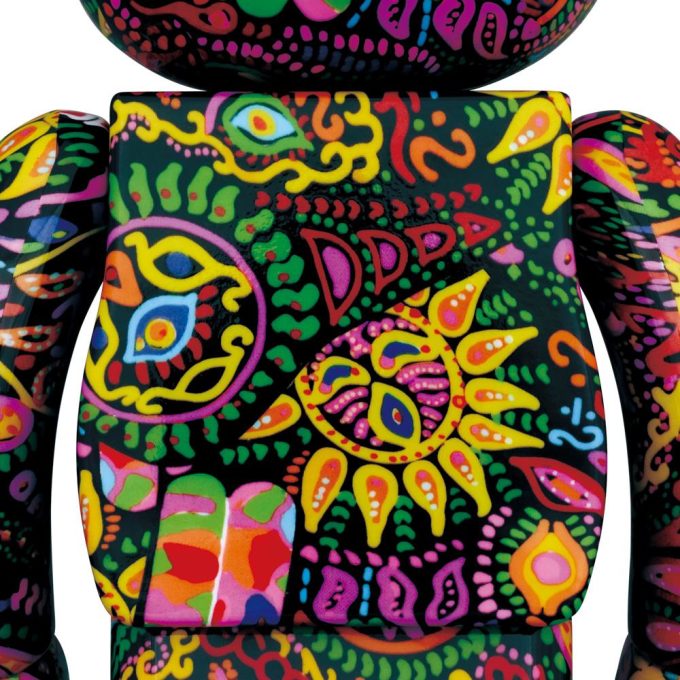 BE@RBRICK x-japan hide Psychedelic Paisley
