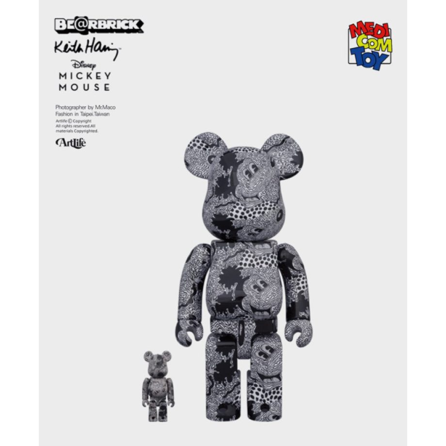 【Dope 私貨】Be@rbrick 庫柏力克熊 Keith Haring Mickey Mouse